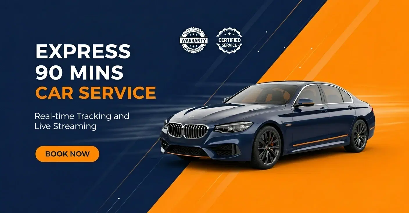 Express Car Service - 90 Minutes or Free