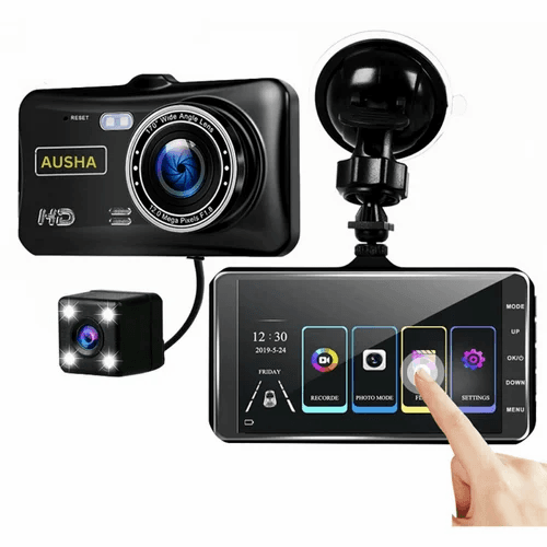 Ausha Full HD 1080p Dual Dash Cam