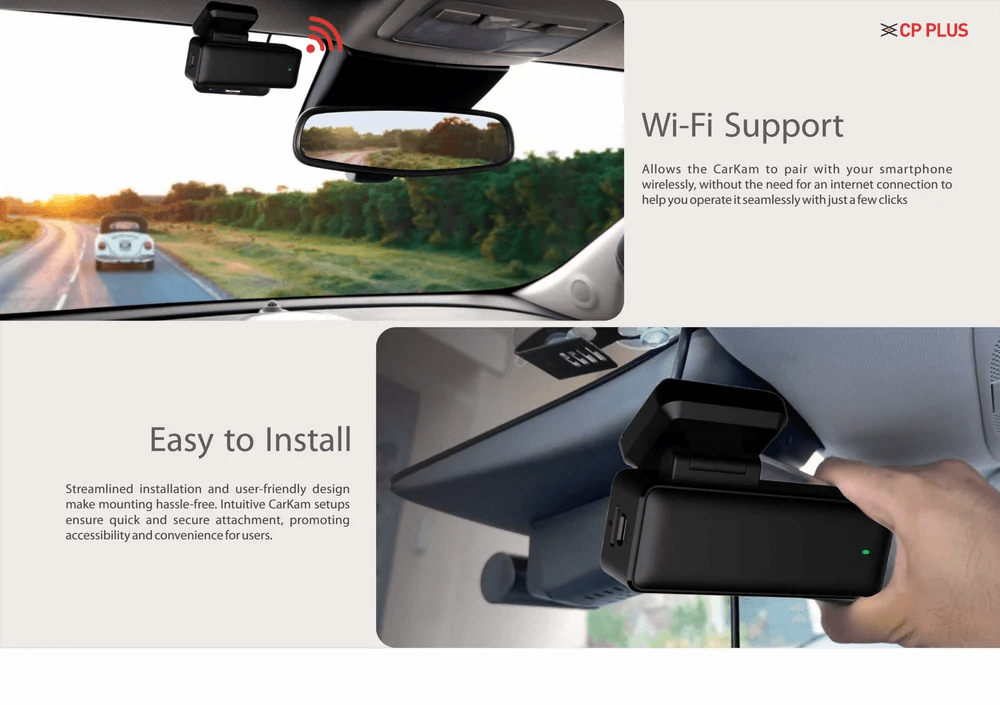 CP Plus CarKam H2B-W view 4
