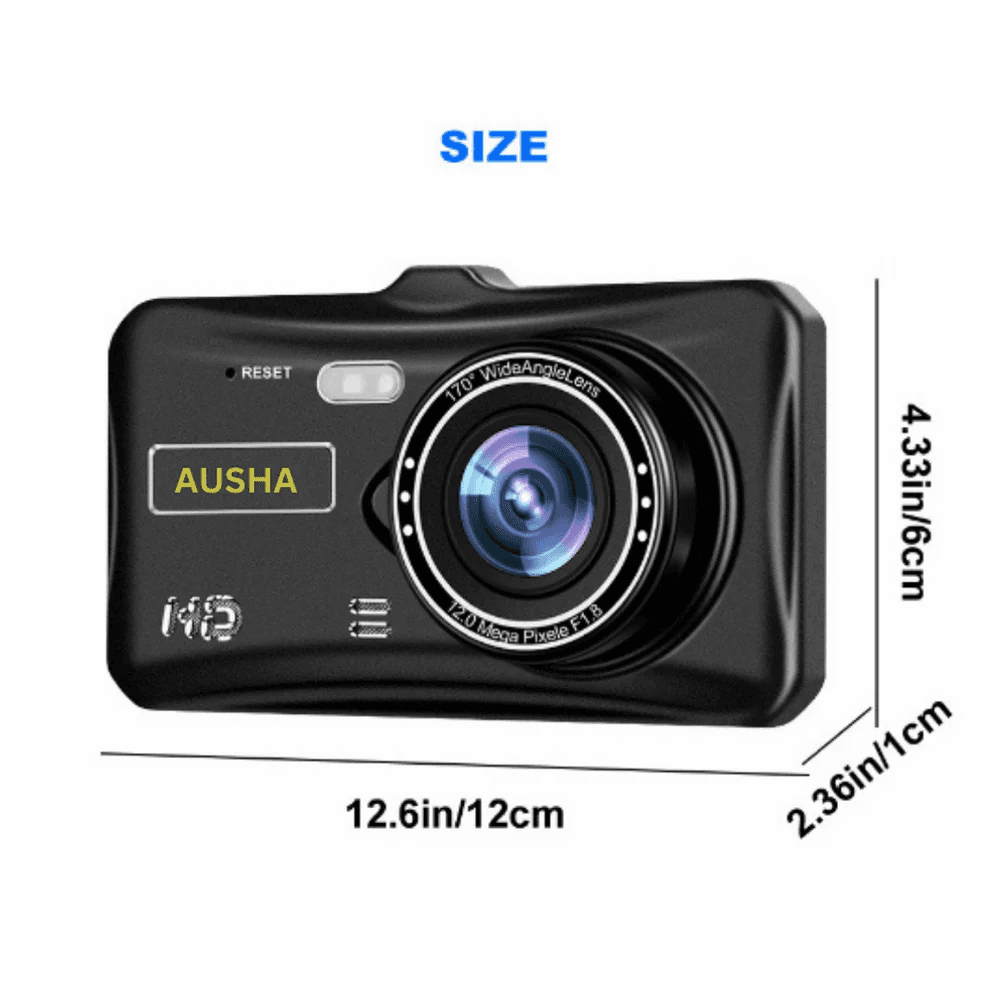 Ausha Full HD 1080p Dual Dash Cam view 11