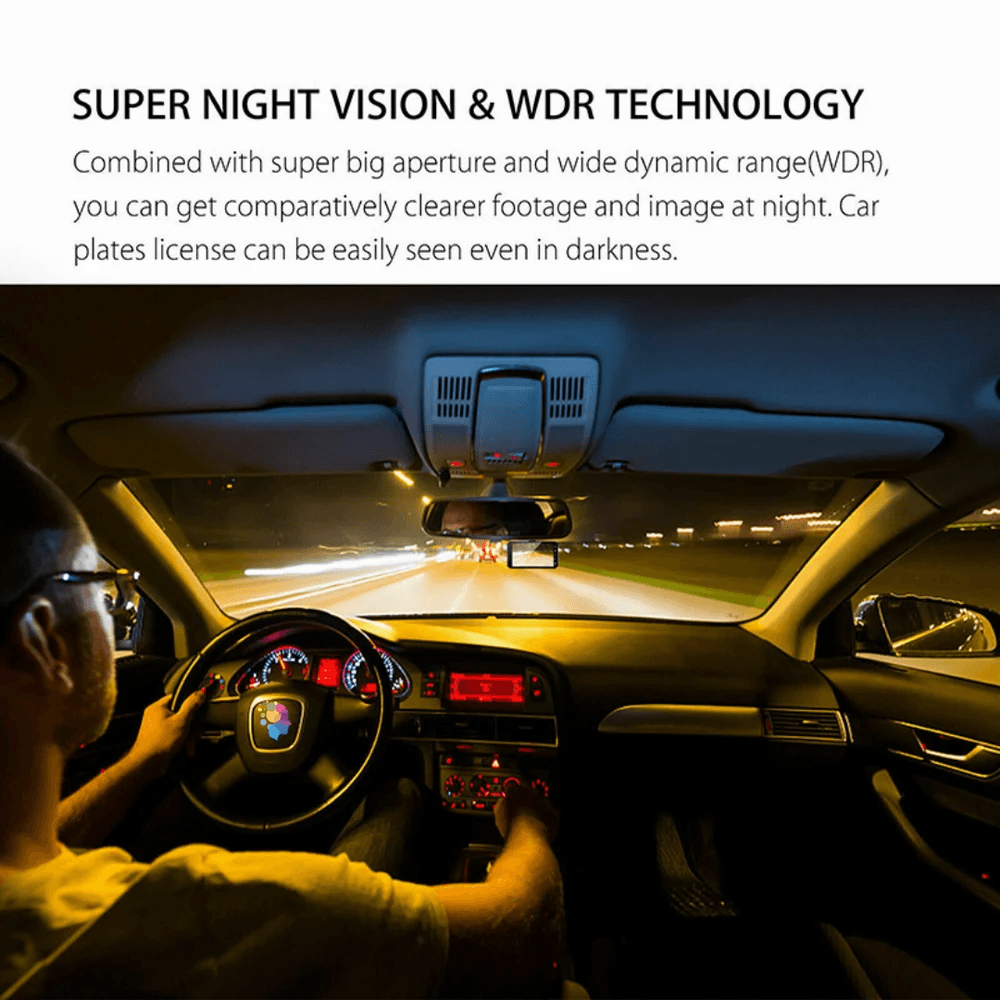 Ausha Full HD 1080p Dual Dash Cam view 3